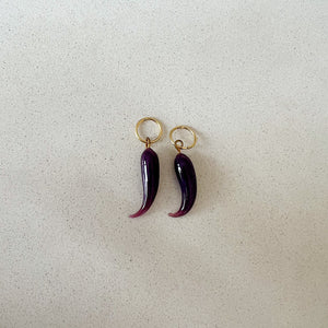 SPICE EARRINGS (PURPLE)