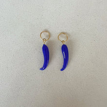Load image into Gallery viewer, SPICE EARRINGS (ELECTRIC BLUE)
