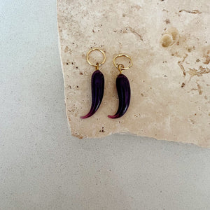 SPICE EARRINGS (PURPLE)